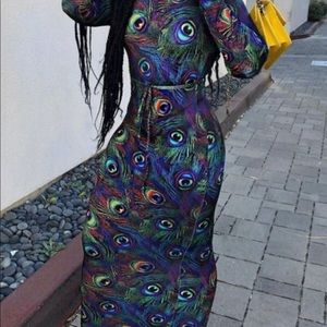 Exotica pcok dress medium